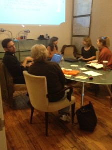 from our blogging workshop at new work city. 