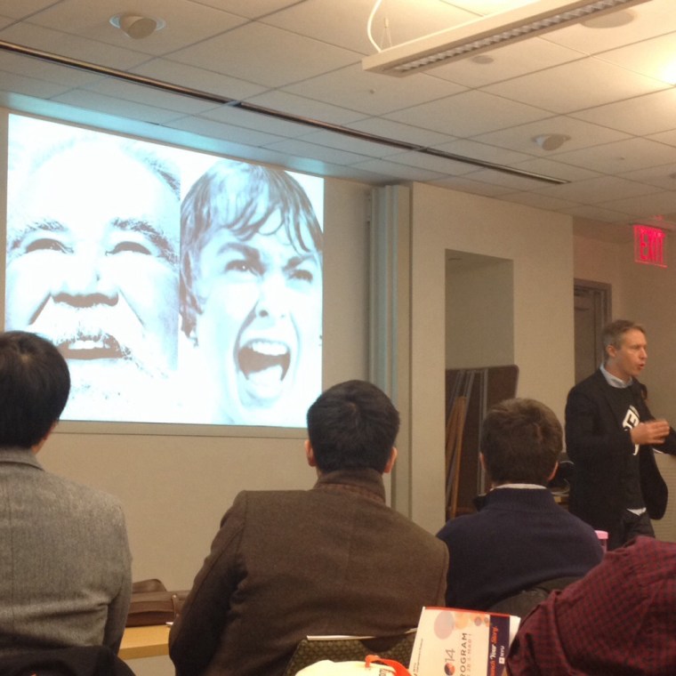 Luke Williams at the NYU Entrepreneurial Festival.