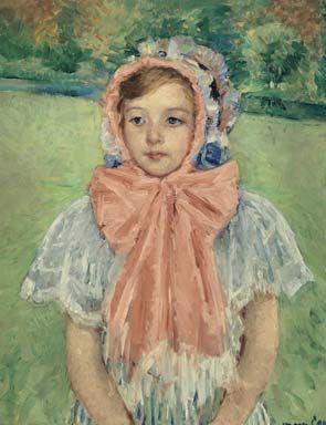 girl in bonnet